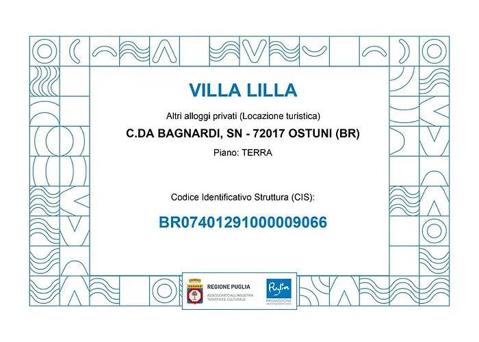 Vakantiehuis Lilla Ostuni